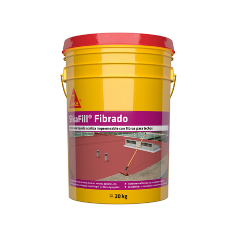 Impermeabilizar una cubierta transitable con durabilidad media? - SikaFill® Fibrado