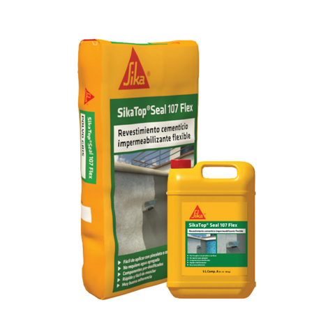 Impermeabilización flexible de tanques de agua y piletas? - SikaTop® Seal-107 Flex